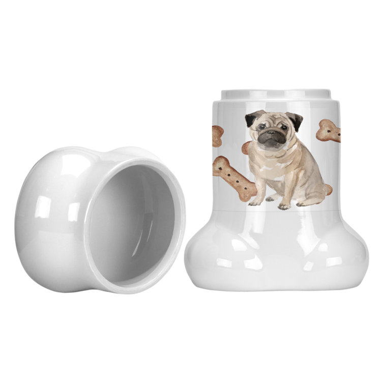 Bulldog shop treat jar